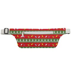 Christmas-papers-red-and-green Active Waist Bag