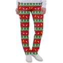 Christmas-papers-red-and-green Women s Casual Pants View1