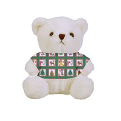 Christmas Paper Christmas Pattern Full Print Cuddly Teddy Bear by Bedest