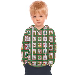 Christmas Paper Christmas Pattern Kids  Overhead Hoodie