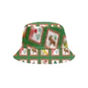 Christmas Paper Christmas Pattern Inside Out Bucket Hat (Kids) View2