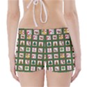 Christmas Paper Christmas Pattern Boyleg Bikini Wrap Bottoms View2