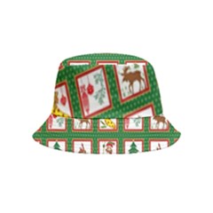 Christmas Paper Christmas Pattern Bucket Hat (kids) by Bedest