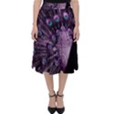 Purple Peacock Classic Midi Skirt View1