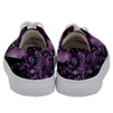 Purple Peacock Kids  Low Top Canvas Sneakers View4