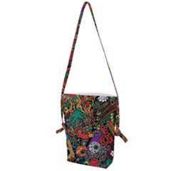 Cute Cartoon Doodle Folding Shoulder Bag by Bedest