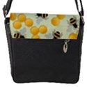 Bees Pattern Honey Bee Bug Honeycomb Honey Beehive Removable Flap Cover (S) View2