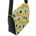 Bees Pattern Honey Bee Bug Honeycomb Honey Beehive Removable Flap Cover (S) View3