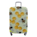 Bees Pattern Honey Bee Bug Honeycomb Honey Beehive Luggage Cover (Small) View1