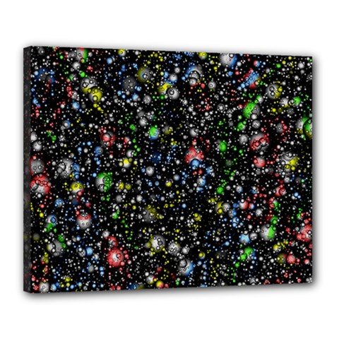 Universe Star Planet Galaxy Canvas 20  X 16  (stretched) by Ravend