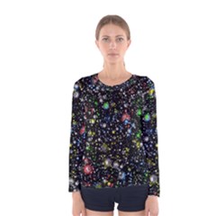 Universe Star Planet Galaxy Women s Long Sleeve T-shirt