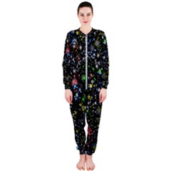 Universe Star Planet Galaxy Onepiece Jumpsuit (ladies) by Ravend