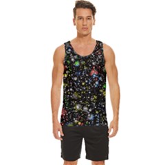 Universe Star Planet Galaxy Men s Wide Collar Tank Top by Ravend