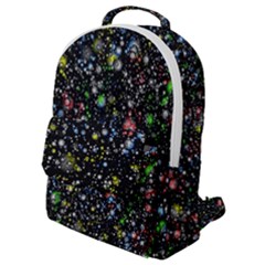 Universe Star Planet Galaxy Flap Pocket Backpack (small)