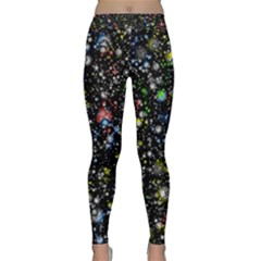 Universe Star Planet Galaxy Classic Yoga Leggings by Ravend