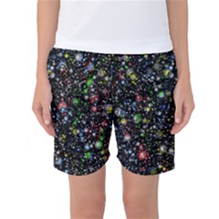 Universe Star Planet Galaxy Women s Basketball Shorts by Ravend