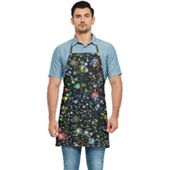 Universe Star Planet Galaxy Kitchen Apron by Ravend