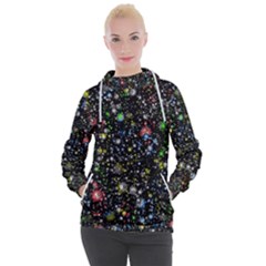 Universe Star Planet Galaxy Women s Hooded Pullover