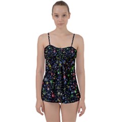 Universe Star Planet Galaxy Babydoll Tankini Set by Ravend