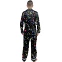 Universe Star Planet Galaxy Men s Long Sleeve Satin Pajamas Set View2