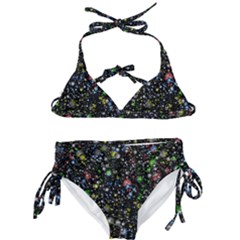 Universe Star Planet Galaxy Kids  Classic Bikini Set by Ravend