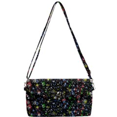 Universe Star Planet Galaxy Removable Strap Clutch Bag by Ravend