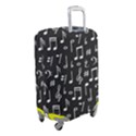 Chalk Music Notes Signs Seamless Pattern Luggage Cover (Small) View2