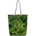 Green Pine Forest Full Print Rope Handle Tote (Small) View1