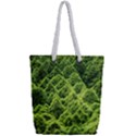 Green Pine Forest Full Print Rope Handle Tote (Small) View2