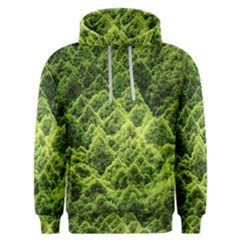 Green Pine Forest Men s Overhead Hoodie