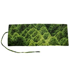 Green Pine Forest Roll Up Canvas Pencil Holder (s) by Ravend