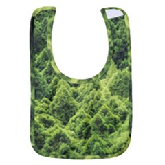 Green Pine Forest Baby Bib by Ravend