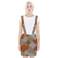 Abstract Pattern Line Art Design Decoration Braces Suspender Skirt by Ravend