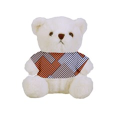 Abstract Pattern Line Art Design Decoration Full Print Cuddly Teddy Bear by Ravend