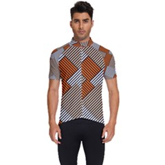 Abstract Pattern Line Art Design Decoration Men s Short Sleeve Cycling Jersey by Ravend