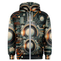 Technology Robot Internet Processor Men s Zipper Hoodie