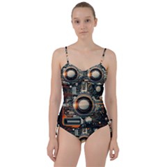 Technology Robot Internet Processor Sweetheart Tankini Set by Ravend