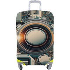 Technology Robot Internet Processor Luggage Cover (large) by Ravend