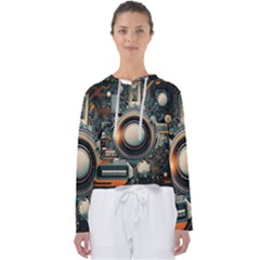 Technology Robot Internet Processor Women s Slouchy Sweat