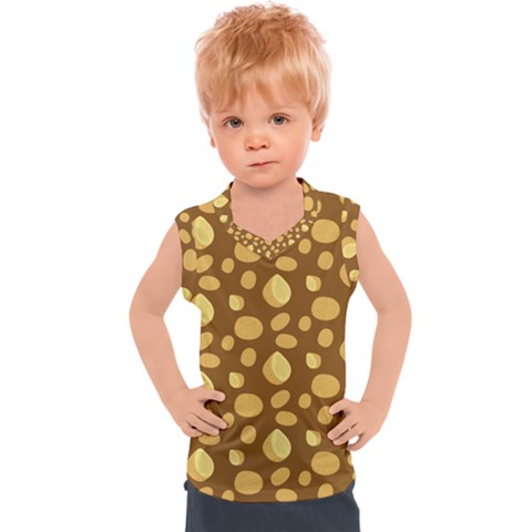 Potato Pattern 4 Kids  Sport Tank Top by CocoBellKidsTV24