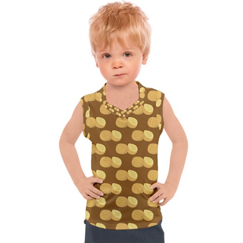 Potato Pattern 6 Kids  Sport Tank Top by CocoBellKidsTV24