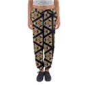 Pattern Stained Glass Triangles Women s Jogger Sweatpants View1