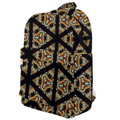 Pattern Stained Glass Triangles Classic Backpack