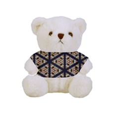 Pattern Stained Glass Triangles Full Print Tee For Cuddly Teddy Bear by HermanTelo