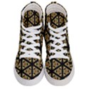 Pattern Stained Glass Triangles Men s Hi-Top Skate Sneakers View1