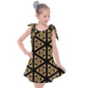 Pattern Stained Glass Triangles Kids  Tie Up Tunic Dress View1