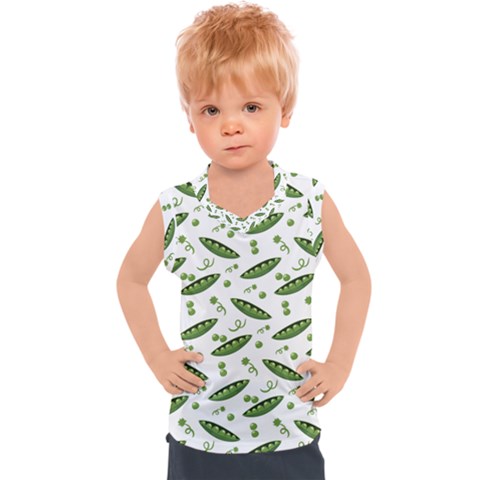 Peas Pattern 17 Kids  Sport Tank Top by CocoBellKidsTV24