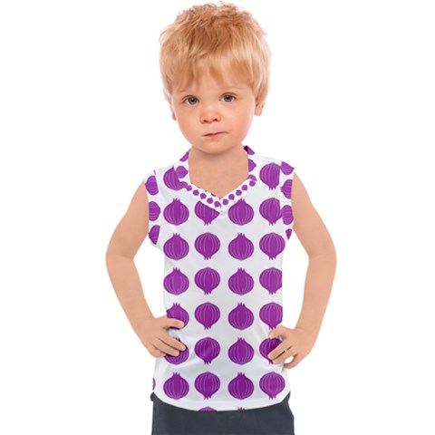 Onion Pattern 3 Kids  Sport Tank Top by CocoBellKidsTV24