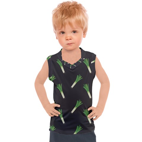 Leek Pattern 13 Kids  Sport Tank Top by CocoBellKidsTV24