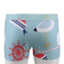 Nautical Marine Symbols Seamless Pattern Men s Boxer Briefs View4